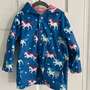 Hatley Kids color changing Sherpa lined rain coat